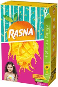Rasna Fruit Fun 32 Glass monocarton, Alphonso Mango Pack of 5