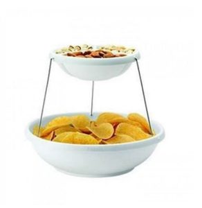 Shunkk Twistfold Collapsible Party Bowl, 2 Tier at rs.428