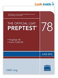 The Official LSAT Preptest 78: June 2016 Lsat Paperback at rs.77