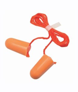 3M 1110 Corded Foam Disposable Ear Plugs, Pack of 3,Orange