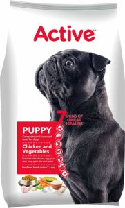 Active Chicken and Vegetable Puppy Dog Food