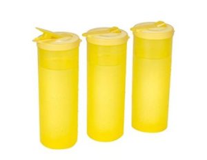 All Time Plastics Freeze Bottle Set, 1 Litre, Set of 3, Yellow at rs.120