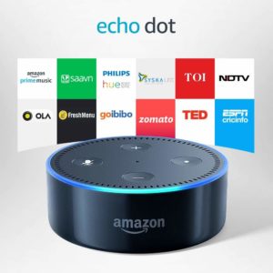 Amazon - buy Echo Dot - Voice control your music, Make calls, Get news, weather & more - Black at Rs 2449