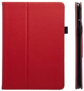 AmazonBasics iPad 2017 PU Leather Case Auto Wake/Sleep Cover, Red, 9.7" at rs.300