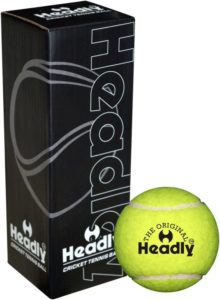 Headly Heavy Cricket Tennis Ball (Pack of 3, Yellow)