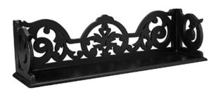 Home Sparkle Sh756 Wall Shelf (Lacquer Finish, Black) 