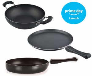 Nirlon Kitchen Nonstick Cooking Lightweight Cookware Set