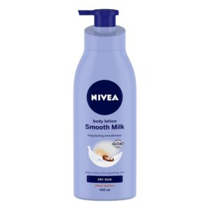 Nivea Smooth Milk Body Lotion for Dry Skin, 400ml 