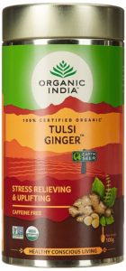 Organic India Tulsi Ginger Tea, 100g 