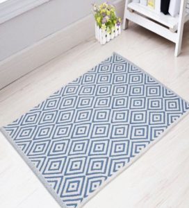 Pepperfry Geometric Pattern Cotton 3 x 2 feet Dhurrie