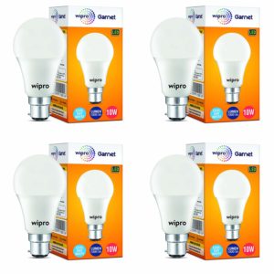 Wipro Garnet Base B22 10-Watt LED Bulb