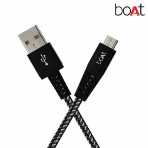 Amazon Boat Rugged v3 Extra Tough Unbreakable Braided Micro USB Cable 1.5 Meter