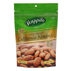 Amazon - Buy Happilo 100% Natural Premium Californian Almonds, 200g at Rs. 137