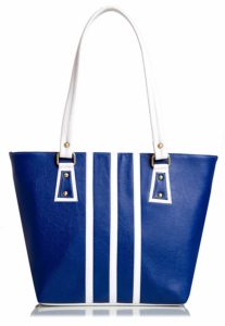 Amazon- Buy Mammon Women's Handbag (Blue White ,3 Stripbw) at Rs 212