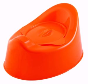 Amazon -  Buy Novicz Baby Toddler Potty Seat Kids Toilet Training Potty Chair, Orange  at Rs 181