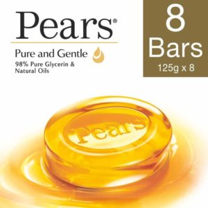 Amazon - Buy Pears Pure and Gentle Bathing Bar, 125 g (Pack of 8) at Rs. 376