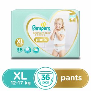 Amazon Pampers Premium Care Pants Diapers, X-Large, 36 Count