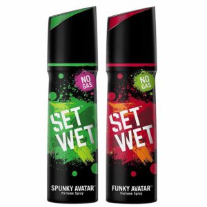 Amazon Set Wet Perfume, 120ml (Spunky and Funky Avatar, Pack of 2)