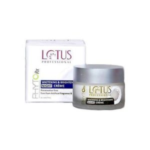 Amazon Steal - Buy Lotus Professional PhytoRx Whitening and Brightening Night Cream, 50g at Rs. 199