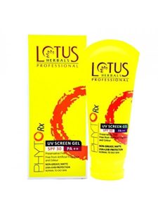 Amazon Steal - Buy Lotus Professional SPF 30 PA++ Phyto RX UV Screen Gel, 80g at Rs. 199