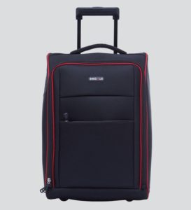 Bags R Us Polyester Black Cabin Trolley Bag ,36 Litres
