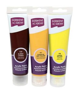 Derwent Academy Acrylic Paints Burnt Umber Large 100ml at rs.102