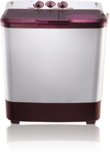 Flipkart - Buy bMarQ by Flipkart 6.5 kg Semi Automatic Top Load Washing Machine Maroon, White  (MQSA65) at Rs 5999