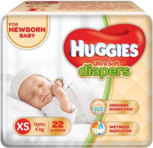 Flipkart Huggies Ultra Soft Diaper - XS (22 Pieces)