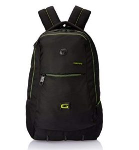 Gear 27 ltrs Black and Green Casual Backpack at rs.545