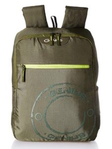 Genius 20 Ltrs Olive Laptop Backpack at rs.349