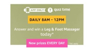 Leg & Foot Massager quiz