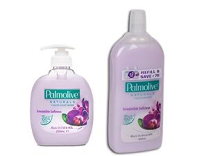 Palmolive Hand Wash - 250 ml (Black Orchid and Milk) with Refill - 500 ml (Black Orchid and Milk)