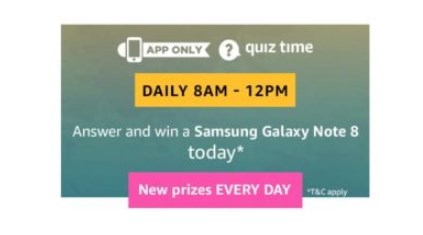 Samsung Galaxy Note 8 quiz