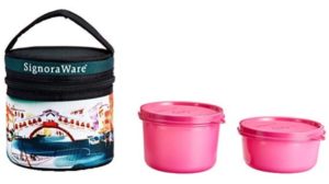 Signoraware Venice Executive GenX Lunch Box with Bag Set at rs.211