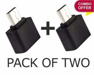 (Steal) Amazon - Buy OTG Adapter Micro USB OTG to USB 2.0 Adapter for Smartphones & Tablets - Set of 2 OTG at Rs. 20