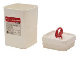 Tosaa Plastic Storage Container, 900ml, White at rs.178