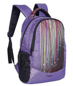 Zwart 25 Ltrs Purple Printed School Backpack (FAZER-Raindrop) at rs.337