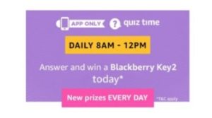 amazon blackberry quiz