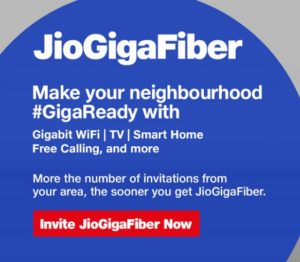 jio fiber invitation