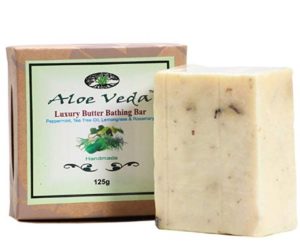Aloe Veda Luxury Butter Bar - Peppermint and Rosemary, 125g 