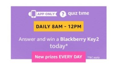 BlackBerry Key 2 amazon quiz