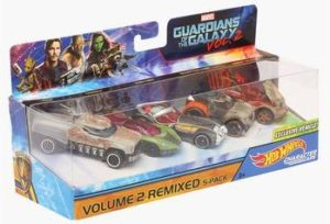 HOT WHEELS Unisex Guardians of the Galaxy Toy Car Set