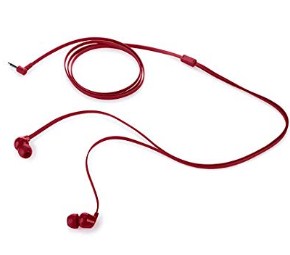 HP 1KF56AA in-Ear Headphone with Noise Isolation Earbuds (Red) 