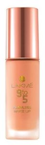 Lakme 9 to 5 Flawless Makeup Foundation, Pearl, 30ml 