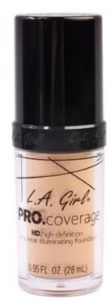 Makeup Revolution HD PRO COVERAGE Foundation  (PORCELAIN)