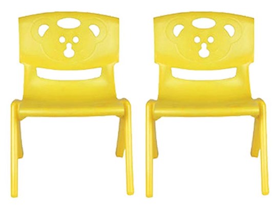 Sunbaby Magic Bear Chair, Yellow (Pack of 2) at rs.666