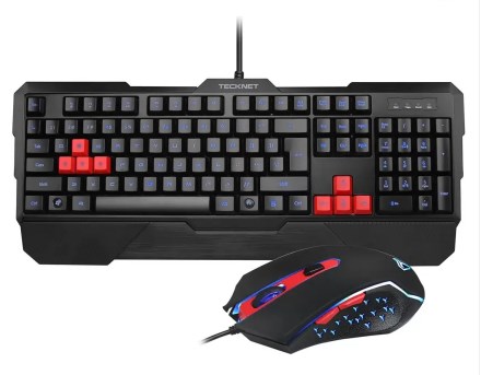 Tecknet X861 Kraken Illuminated Gaming KeyboardMouse Combo Set at rs.999