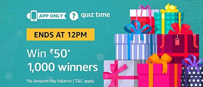 amazon quiz win 50