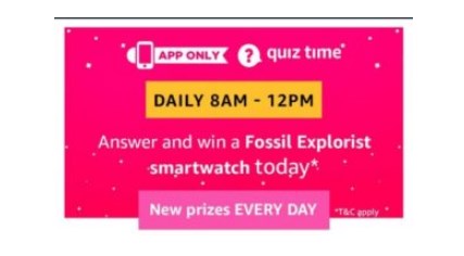 amazon quiz fossil smartwatch
