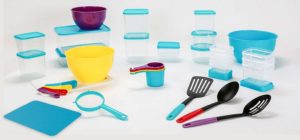 All Time Plastic Kitchen Store Set, 36-Pieces, Multicolour